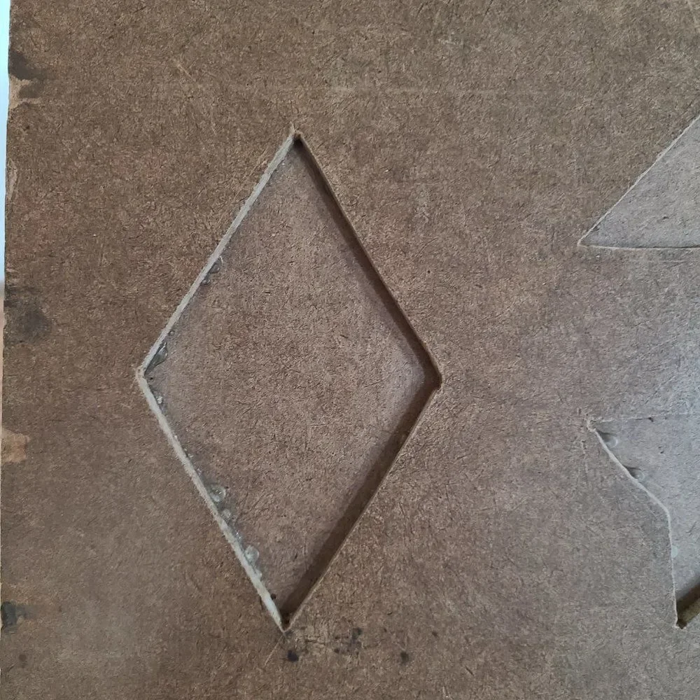 Handcrafted Vintage Primitive Kids Wooden Geometric Shapes Puzzle From 1964